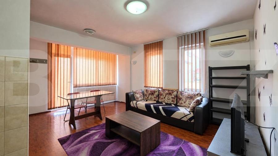 Apartament cu 2 camere semidecomandat, mobilat în Soarelui