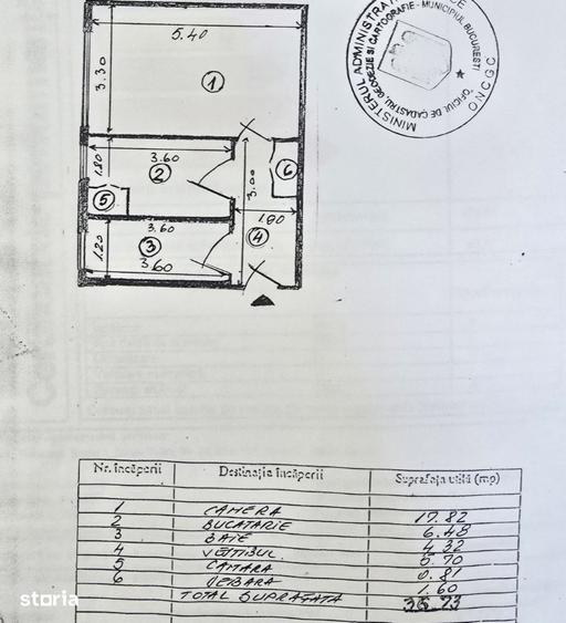 Garsonieră decomandată în Unirii