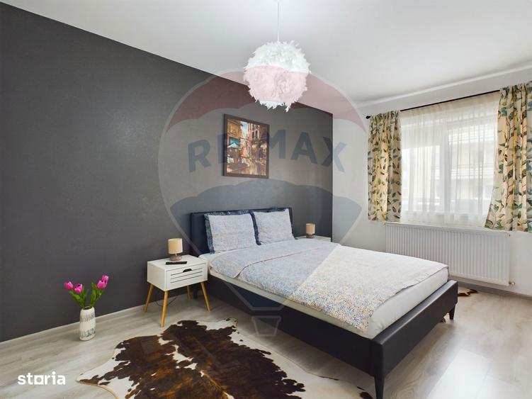 Apartament cu 2 camere, mobilat în Sânpetru