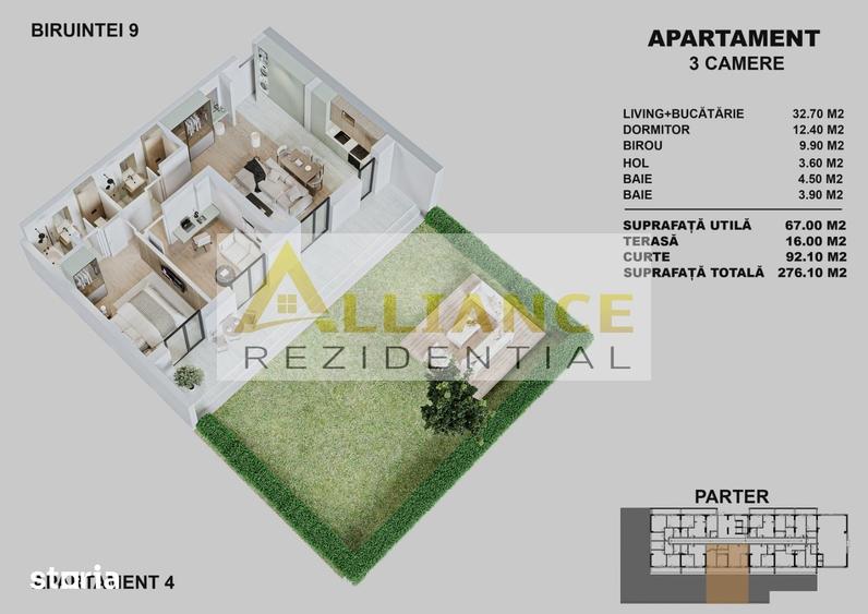 Apartament, 89 m2, - 3