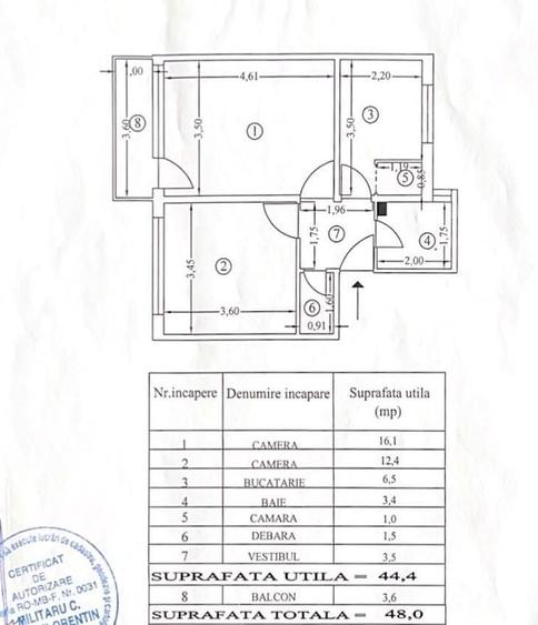 Apartament modern cu doua camere decomandat si loc de parcare, piata Progresul - 12