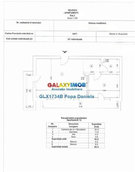 Apartament cu 2 camere în Apărătorii Patriei
