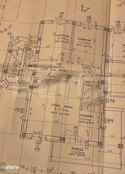 Apartament cu 3 camere în Central