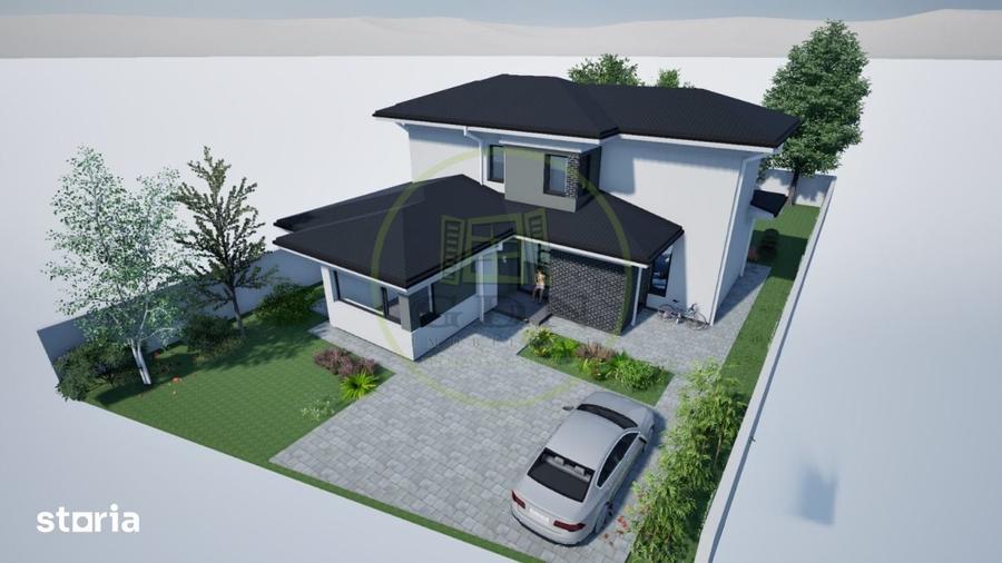 Casă cu 4 camere cu Teren 575 Mp în Cârcea
