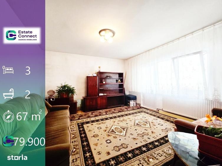 Apartament cu 3 camere decomandat în Micălaca