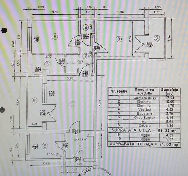 Militari Apartament 3 camere 71 mp bloc reabilitat metrou Gorjului - 14