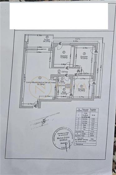 Apartament cu 4 camere decomandat, mobilat în Pipera