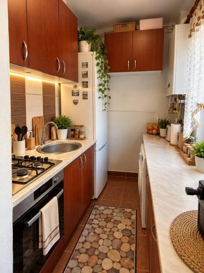 Apartament cu 2 camere semidecomandat, mobilat în Săsar
