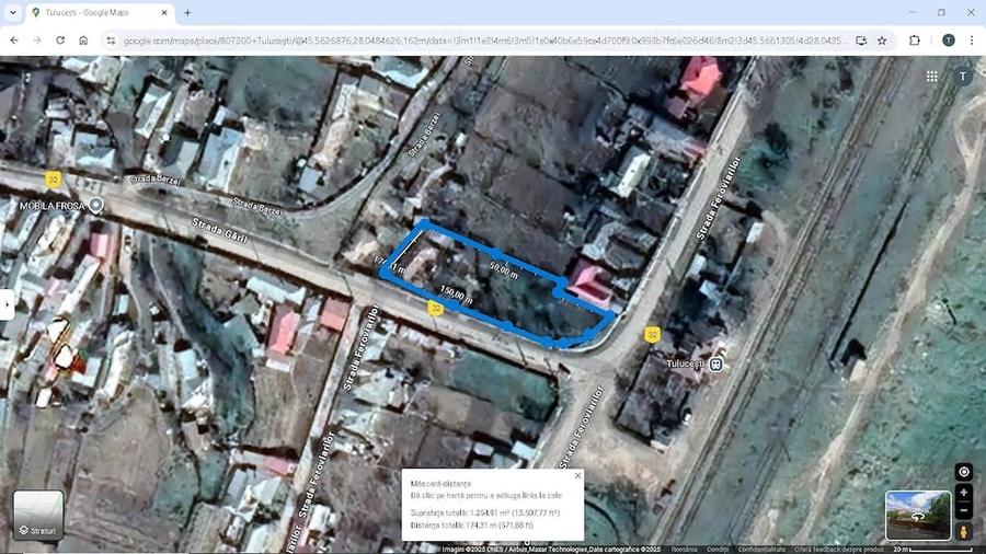 Casă cu Teren 1200 Mp în Tulucești