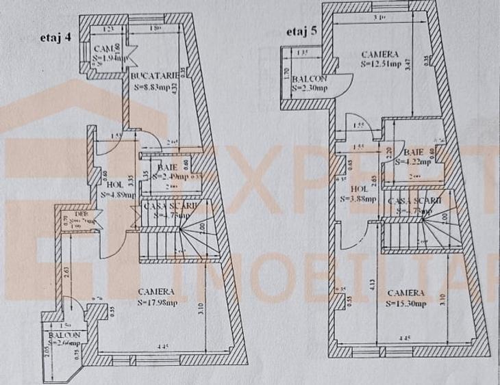 Apartament cu 3 camere decomandat în Ultracentral
