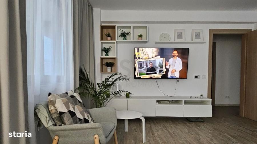 Apartament cu 2 camere semidecomandat, mobilat în Nerva Traian