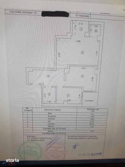 Apartament cu 2 camere decomandat în Central