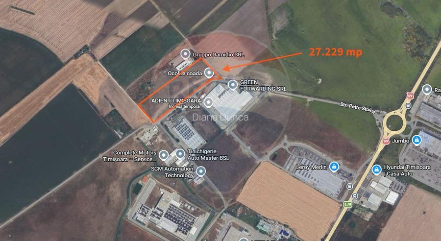 Teren parcelat 27.299mp Timisoara / Zona Sagului