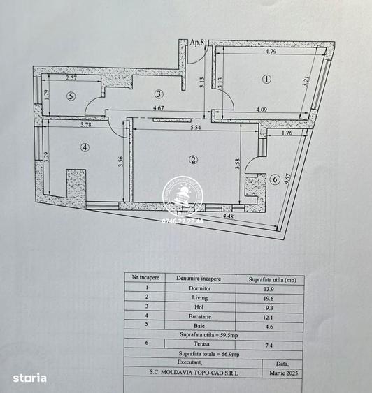 Apartament cu 2 camere decomandat în Tătărași — fotografia 1