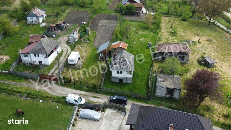 Casă cu 2 camere cu Teren 685 Mp în Mălureni