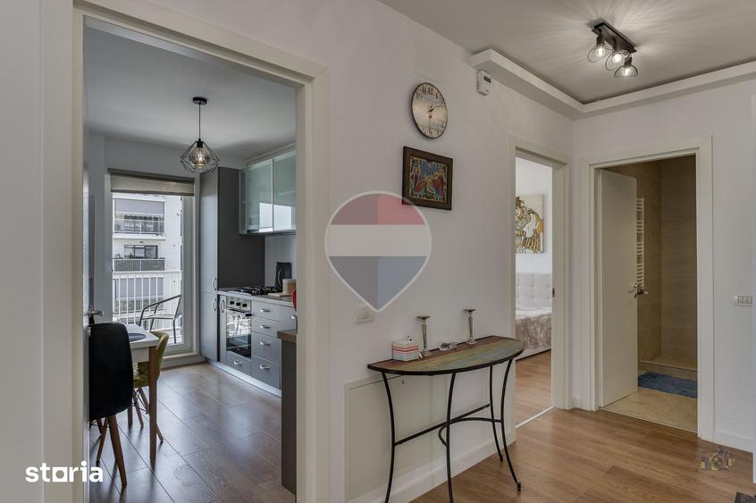 Apartament cu 2 camere, mobilat în Mogoșoaia