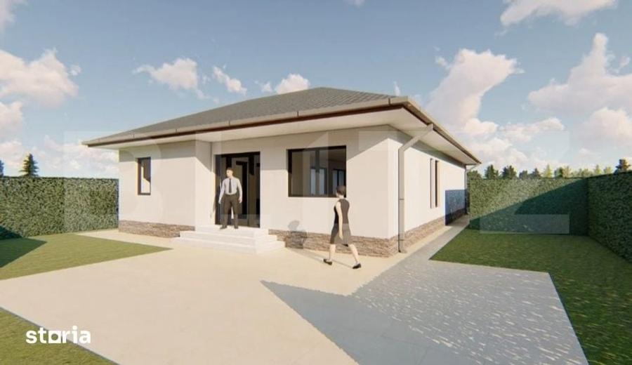 Casă cu 3 camere cu Teren 470 Mp în Valea Chioarului