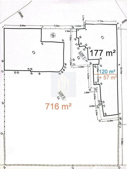 Teren Construcții intravilan de 773 mp, în Banu Manta