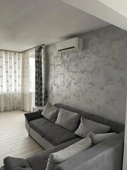Apartament cu 3 camere decomandat, mobilat în Nufărul