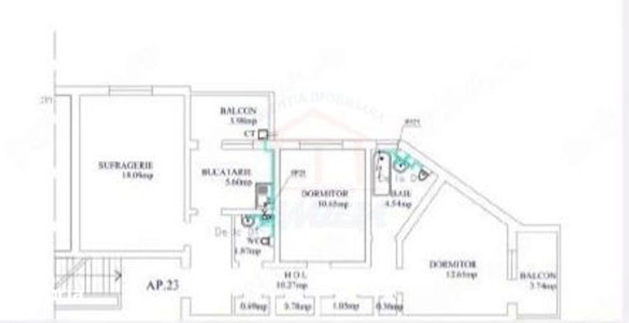 Apartament cu 3 camere în Siderurgiștilor