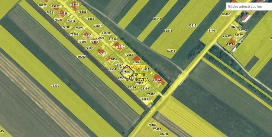 Casă cu 3 camere cu Teren 800 Mp în Tărtășești