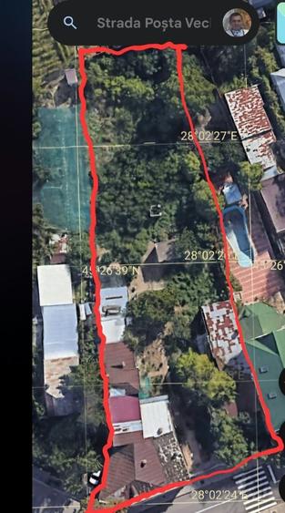 Teren Construcții intravilan de 1528 mp, în Bd. Coșbuc