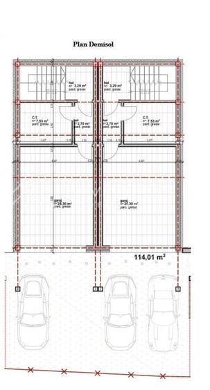Duplex cu 5 camere cu Canalizare în Iris