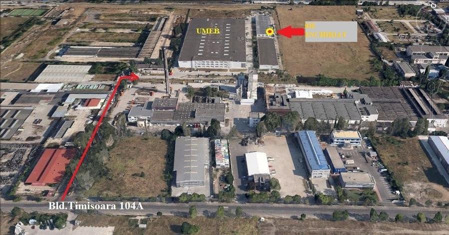 Spațiu industrial, de 20,000 mp, în Timișoara