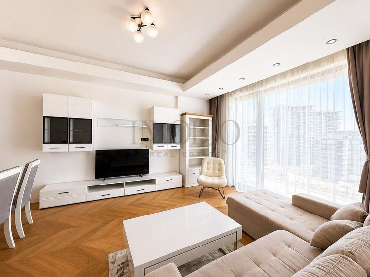 Apartament cu 2 camere decomandat, mobilat în Barbu Văcărescu