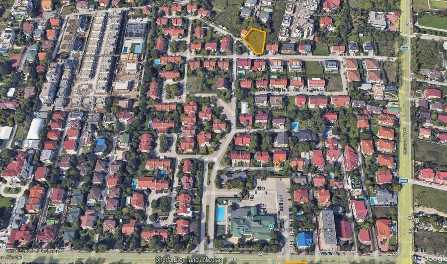 Teren Construcții intravilan de 1407 mp, în Iancu Nicolae