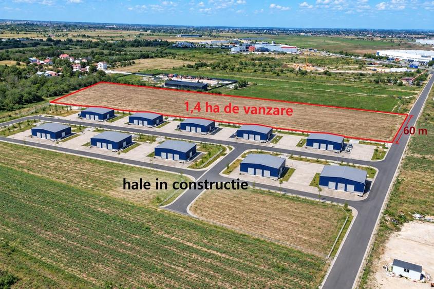 Teren Construcții extravilan de 14000 mp, în Bolintin-Deal