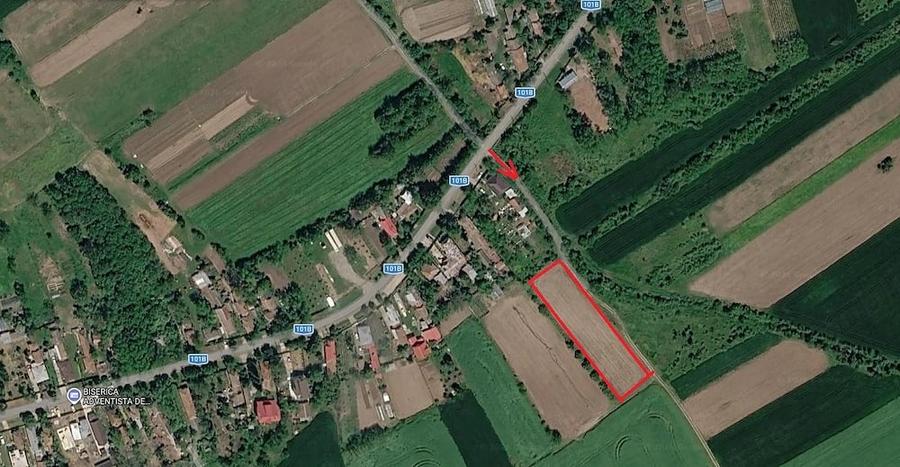 Teren de 3300 mp, în Merii Petchii