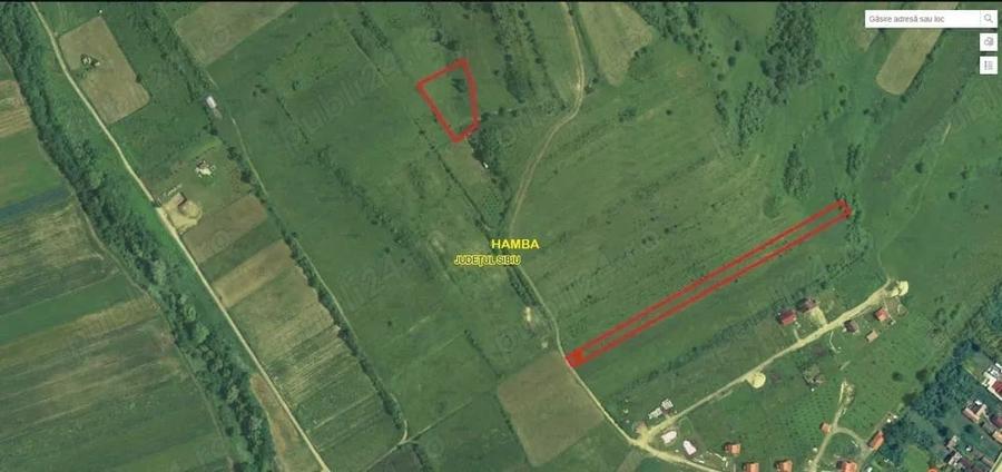 Teren de 2500 mp, în Hamba