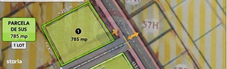 Teren de 785 mp, în Stupini