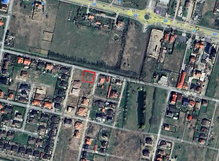 Teren de 874 mp, în Central