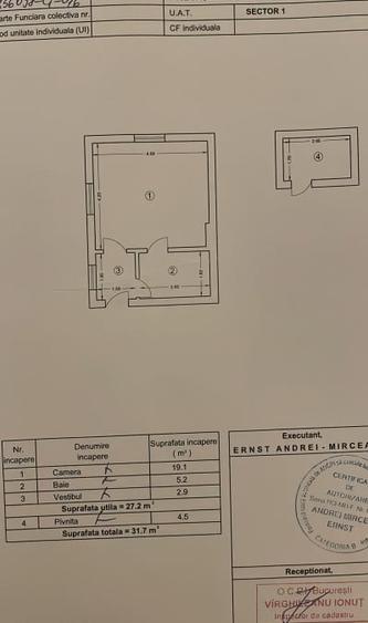 Garsonieră decomandată în Kogălniceanu
