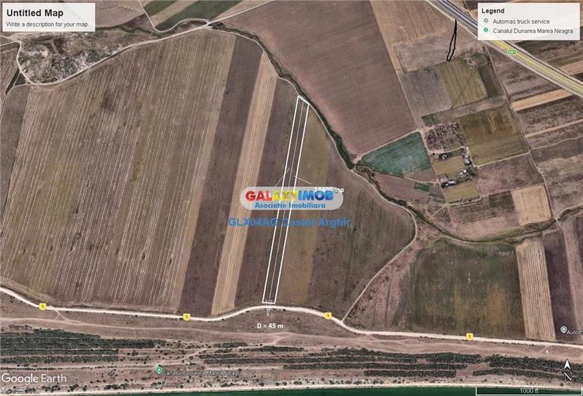 Teren extravilan de 28800 mp, în Cumpăna