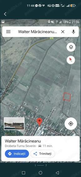 Teren de 570 mp, în Mărăcineanu