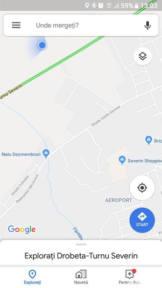 Teren de 3000 mp, în Central