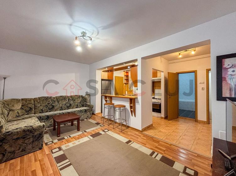 Apartament cu 2 camere semidecomandat, mobilat în Gheorgheni