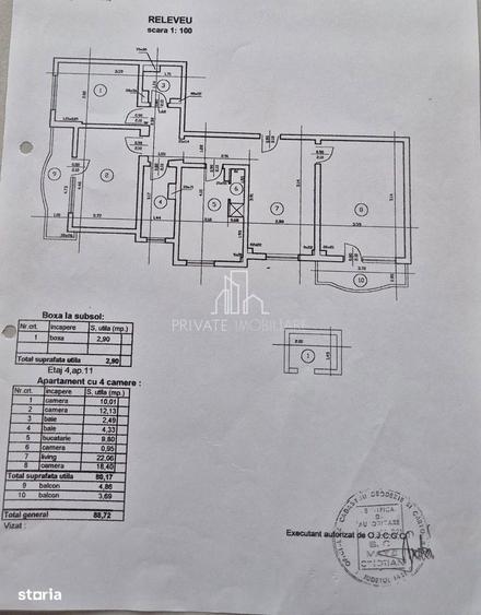 Apartament cu 4 camere decomandat în Gara Mica