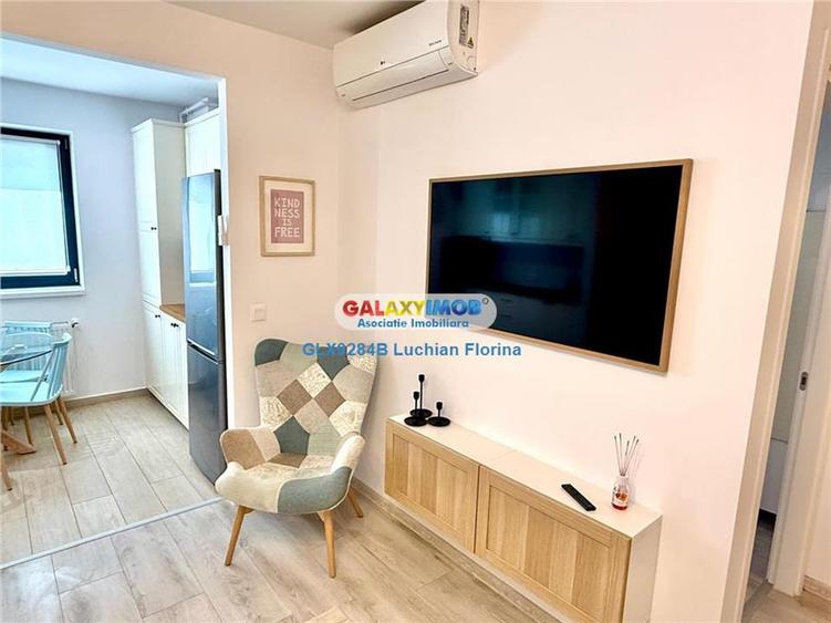 Apartament cu 2 camere semidecomandat, mobilat în Theodor Pallady