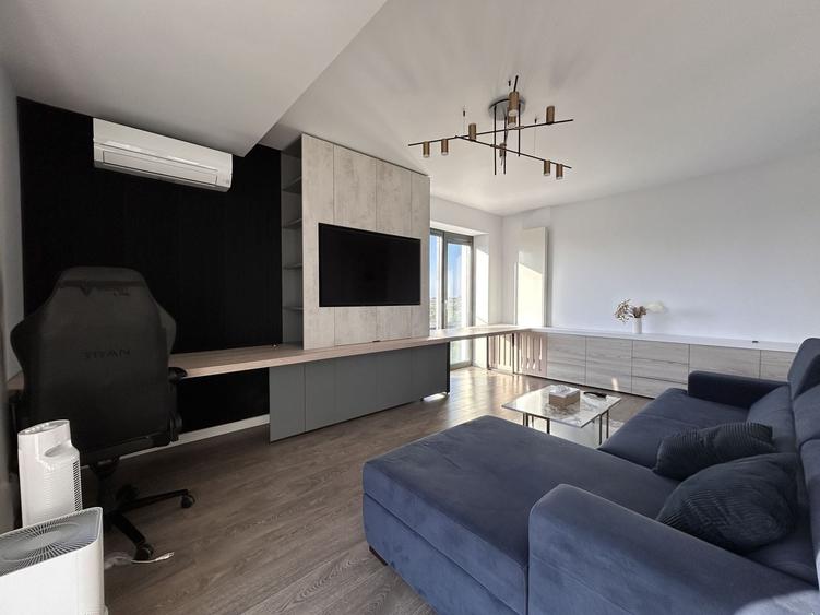 Apartament cu 2 camere semidecomandat, mobilat în Aviației