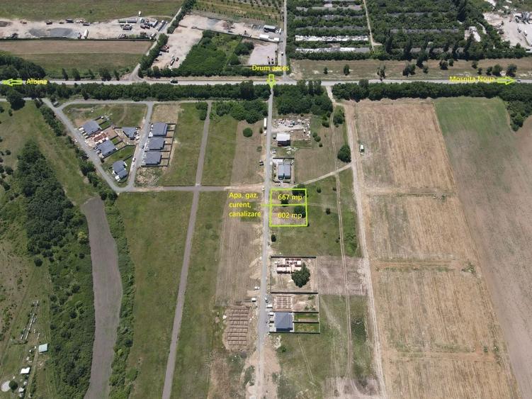 Teren Construcții intravilan de 602 mp, în Moșnița Nouă