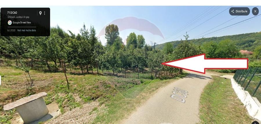 Teren agricol intravilan de 1736 mp, în Chițești