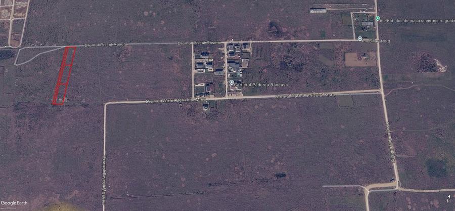 Teren agricol intravilan de 1400 mp, în Băneasa