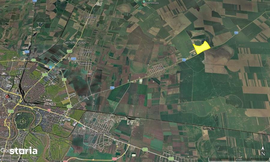 48 ha teren la iesire din Horia, zona de balastiere - 1