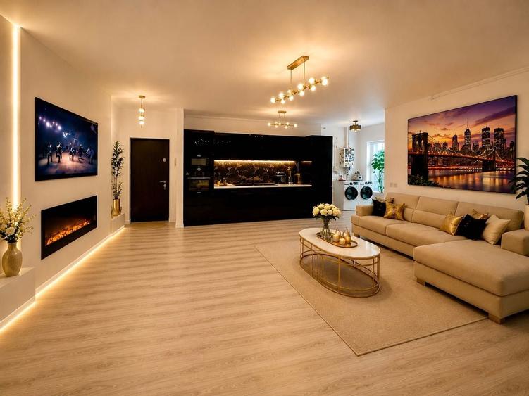 Apartament cu 2 camere semidecomandat în Central