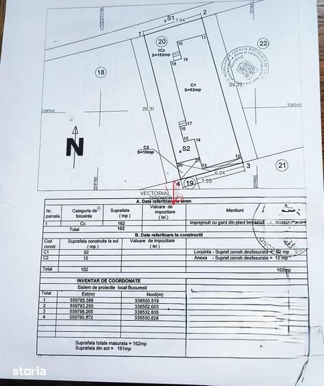 Casă cu 3 camere cu Teren 162 Mp în Vatra Luminoasă