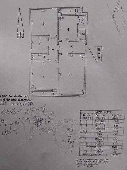 Apartament cu 3 camere decomandat în Faleză